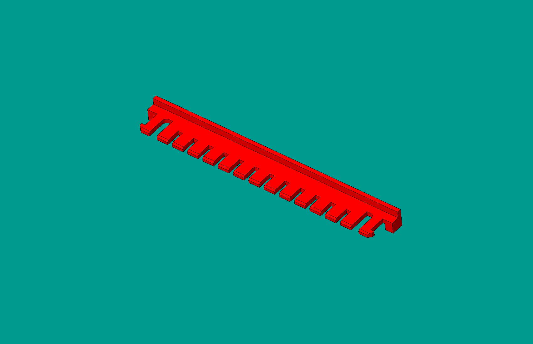 2.0間距，A2008S-15鎖片紅色