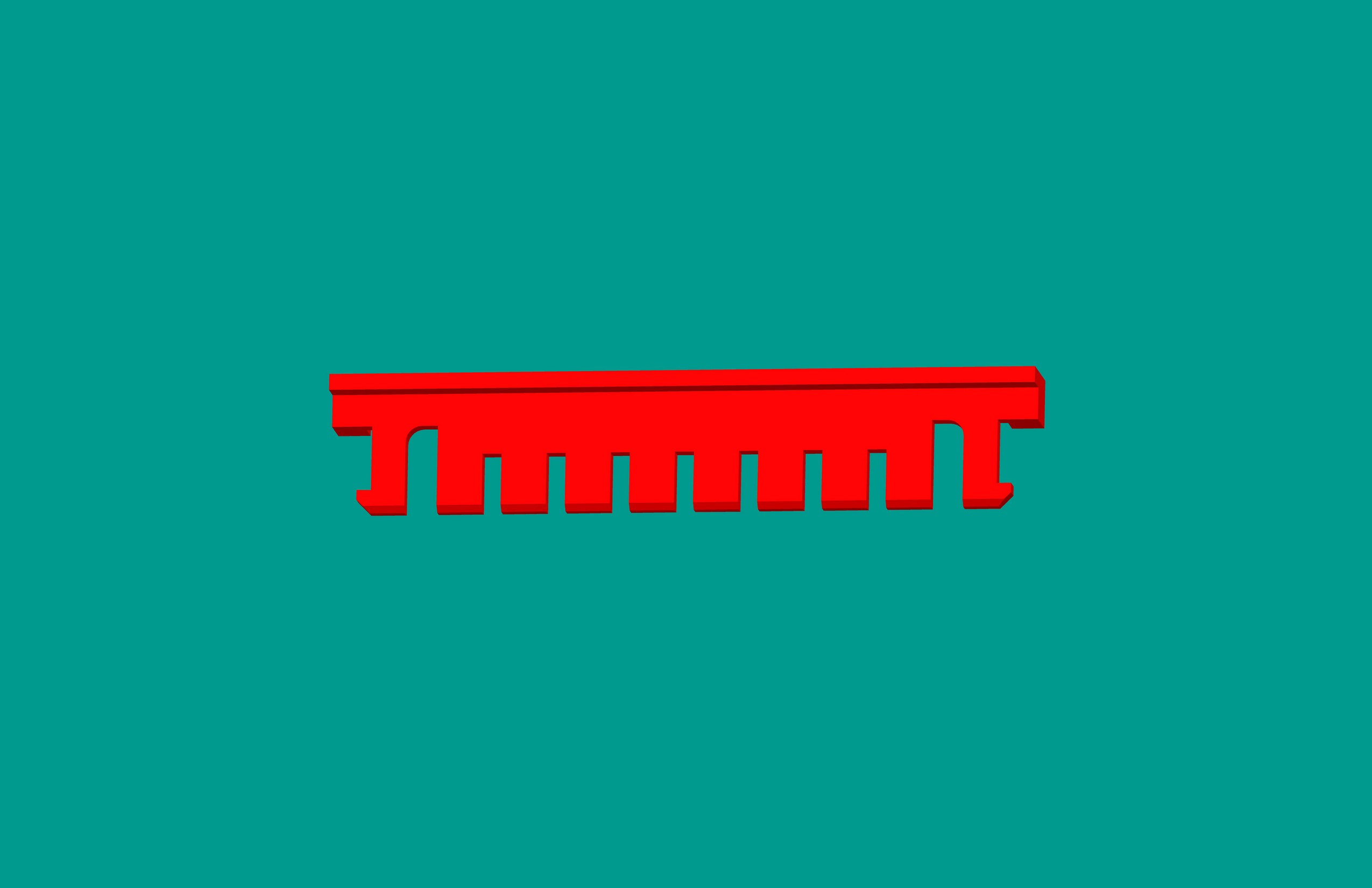 2.0間距，A2008S-10鎖片紅色