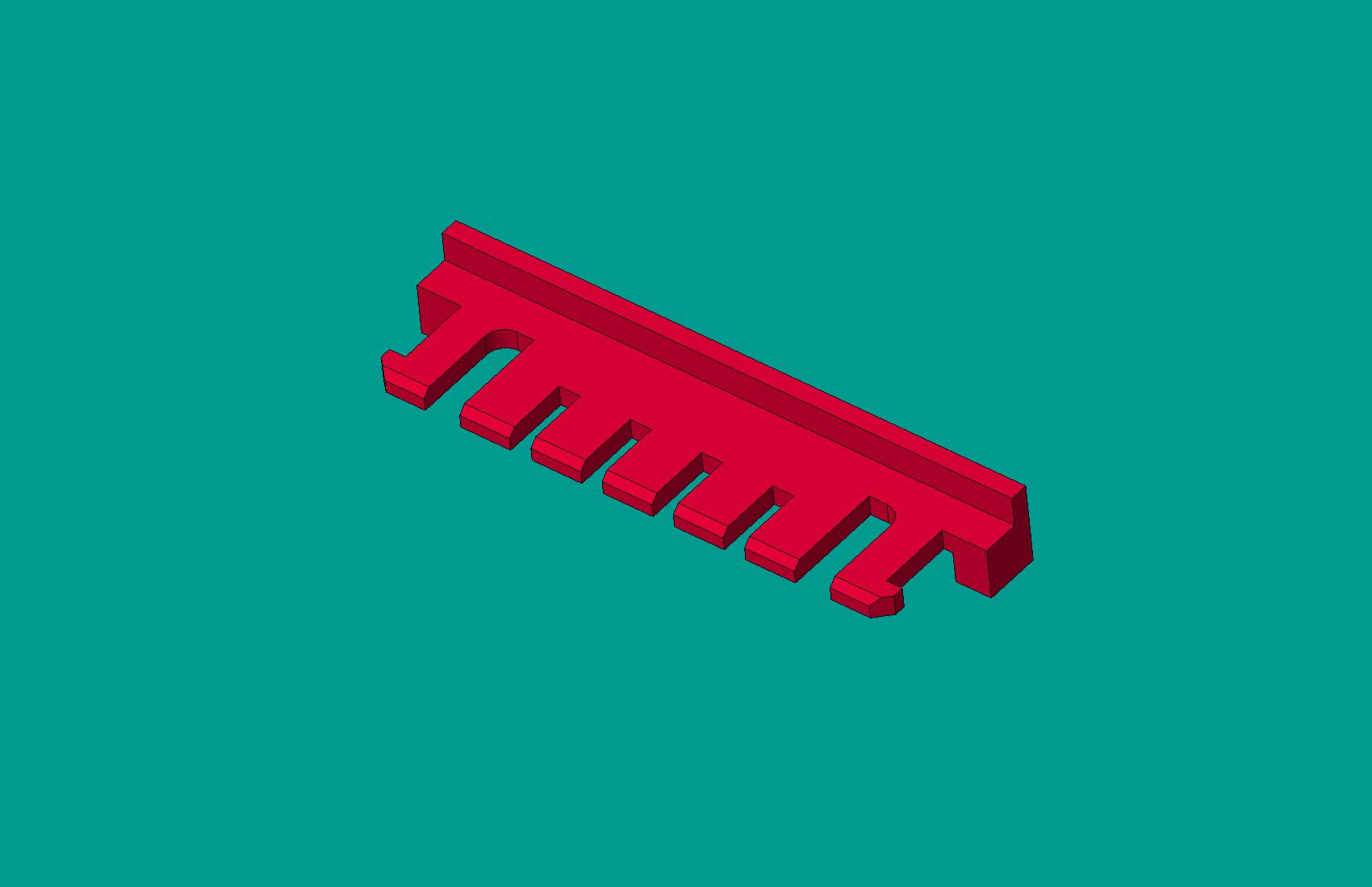 2.0間距，A2008S-7鎖片紅色