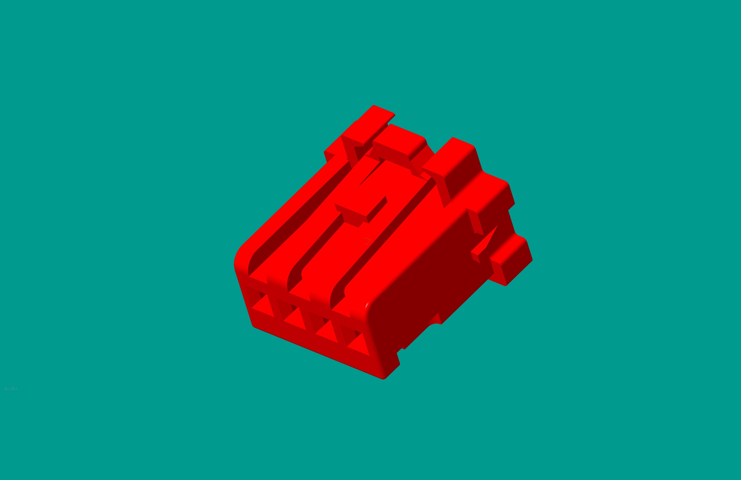 2.0間距，PNIRP-04V-S紅色