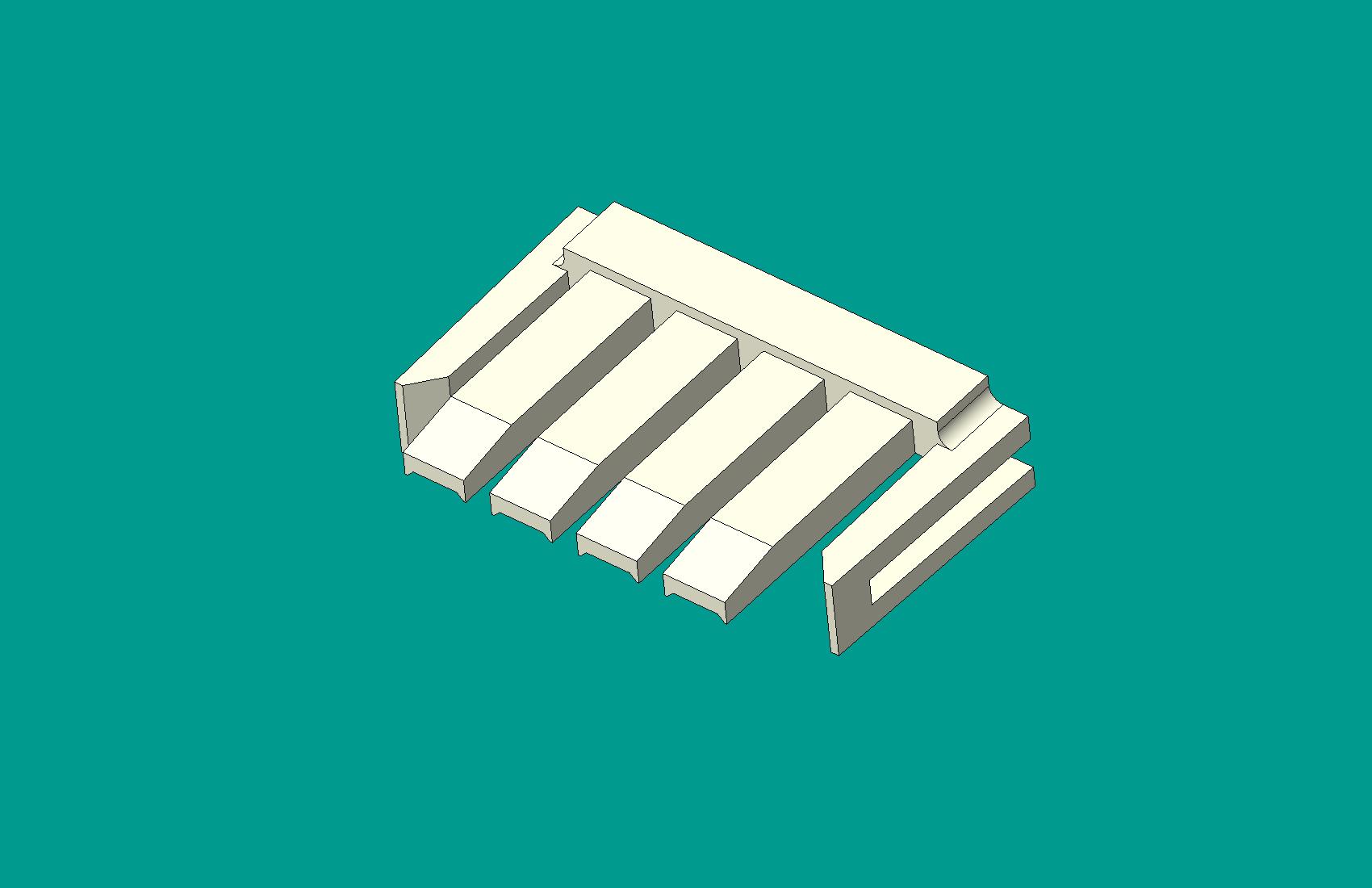 2.0間距，PNIS-04V鎖片