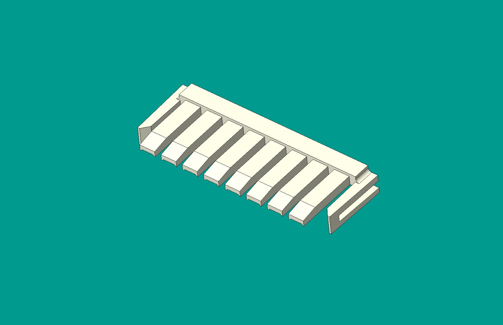 2.0間距，PNIS-08V鎖片