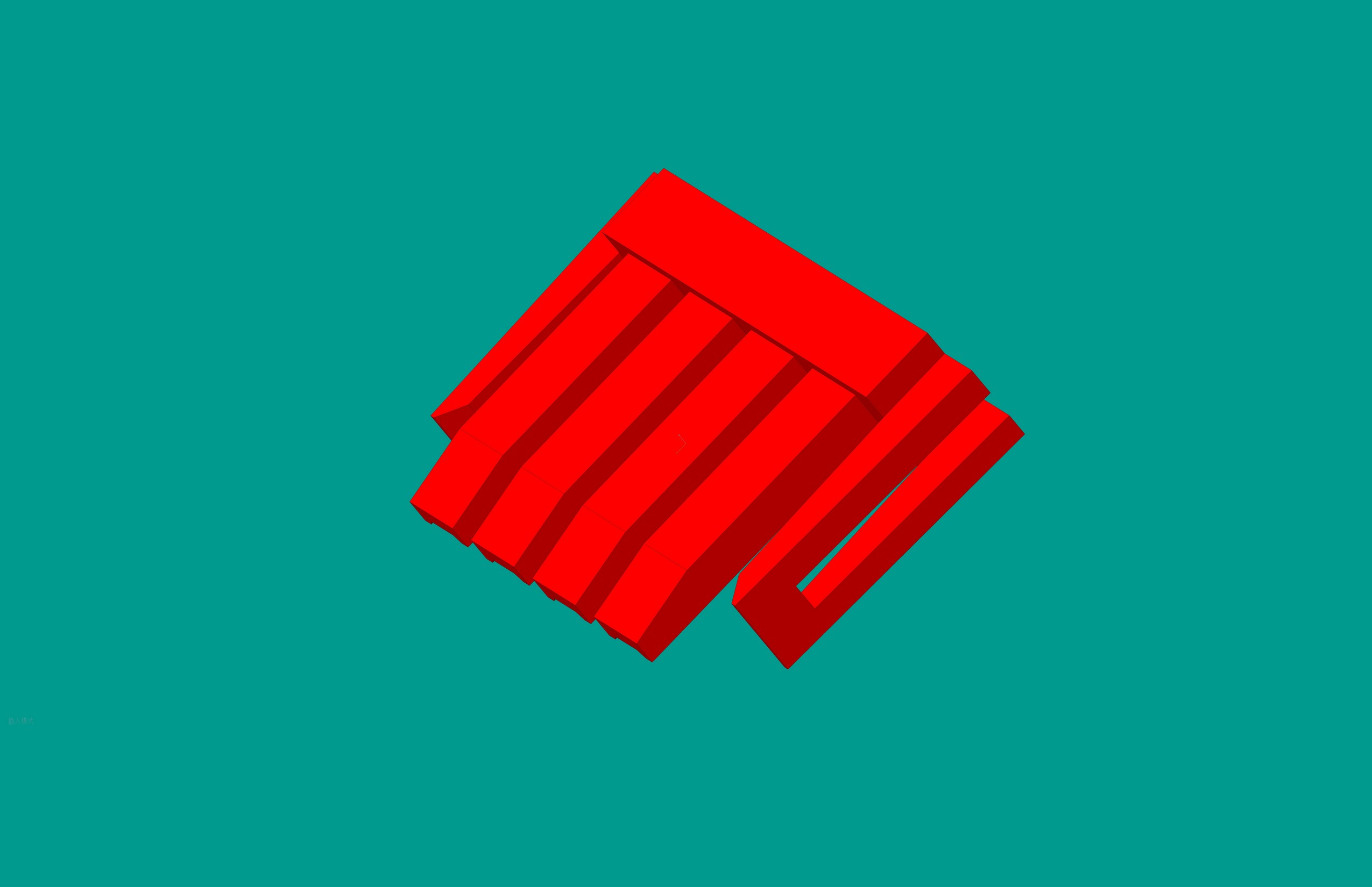 2.0間距，PNIS-04V鎖定片/紅色/