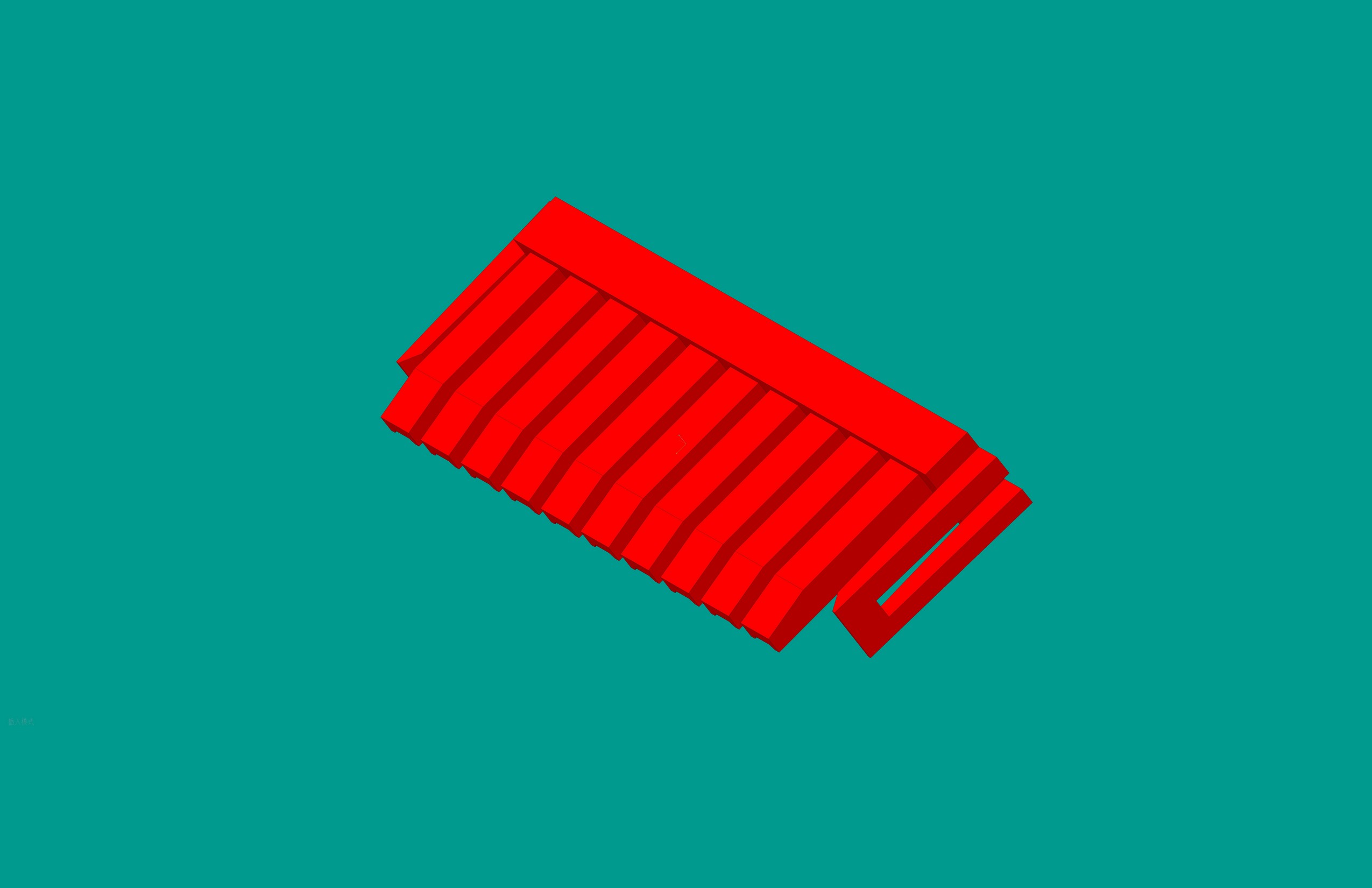 2.0間距，PNIS-10V鎖定片/紅色/