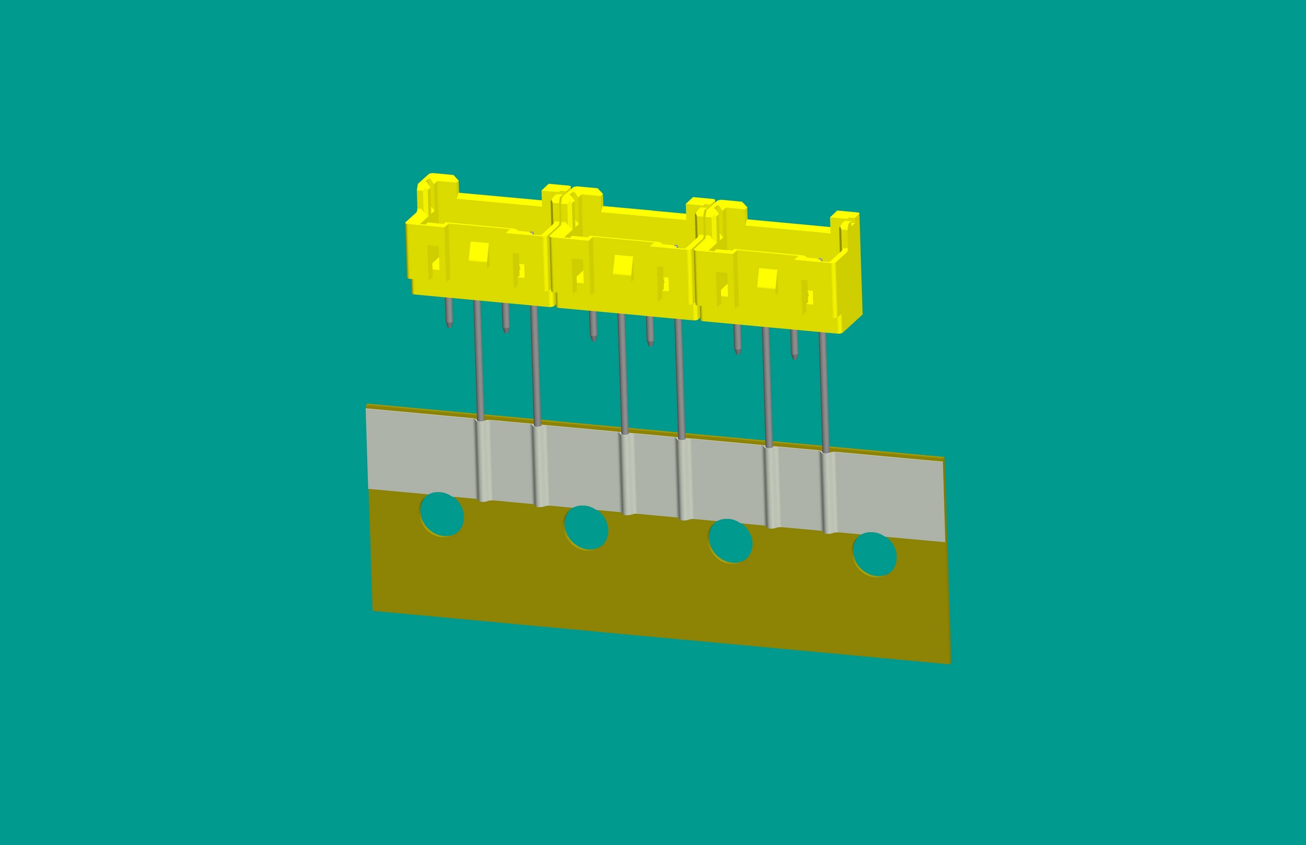 XA-4A編帶針座（熒光黃）