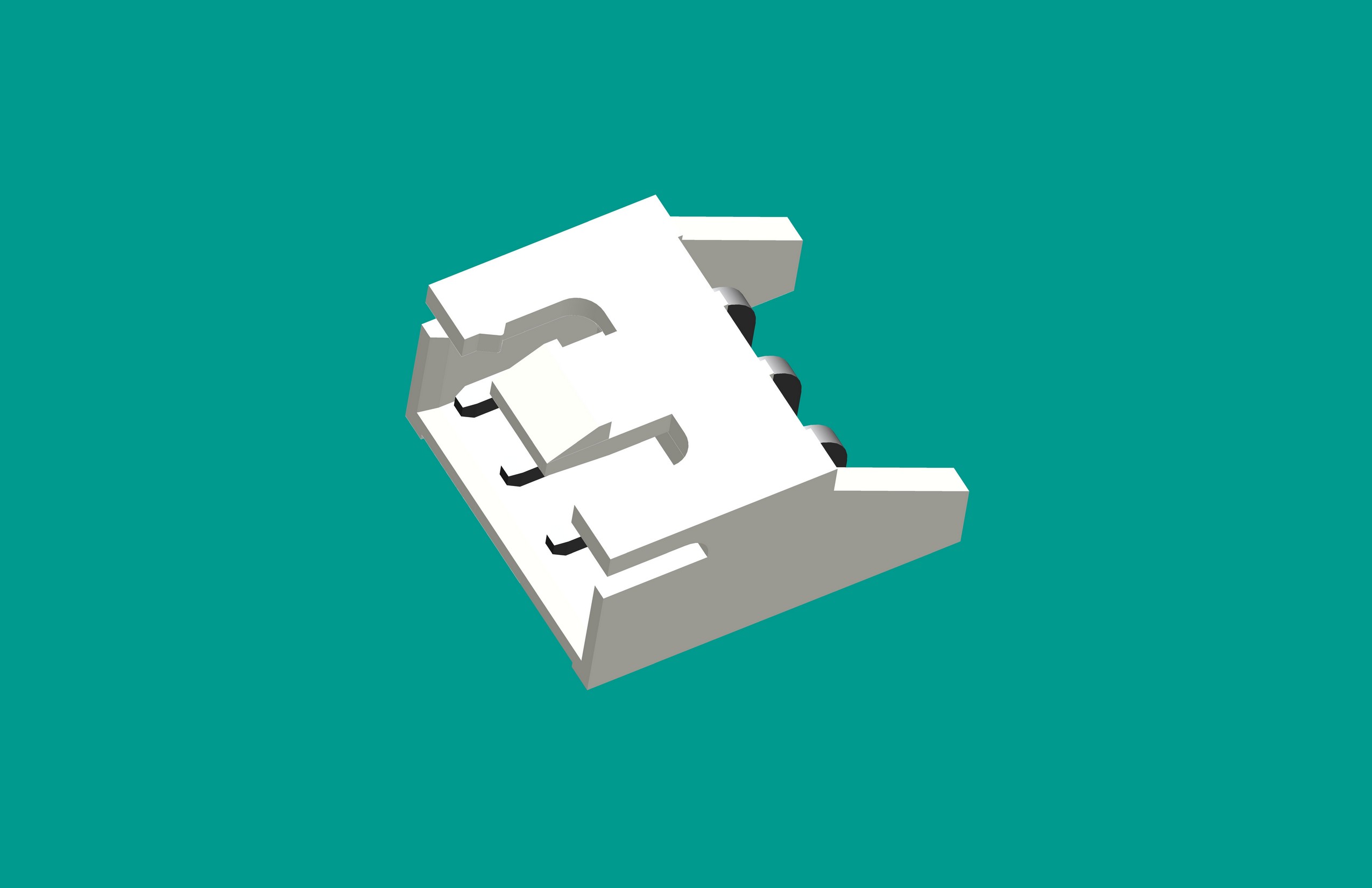 XH-3QA(帶扣)帶保護腳 白色（普通PA66)