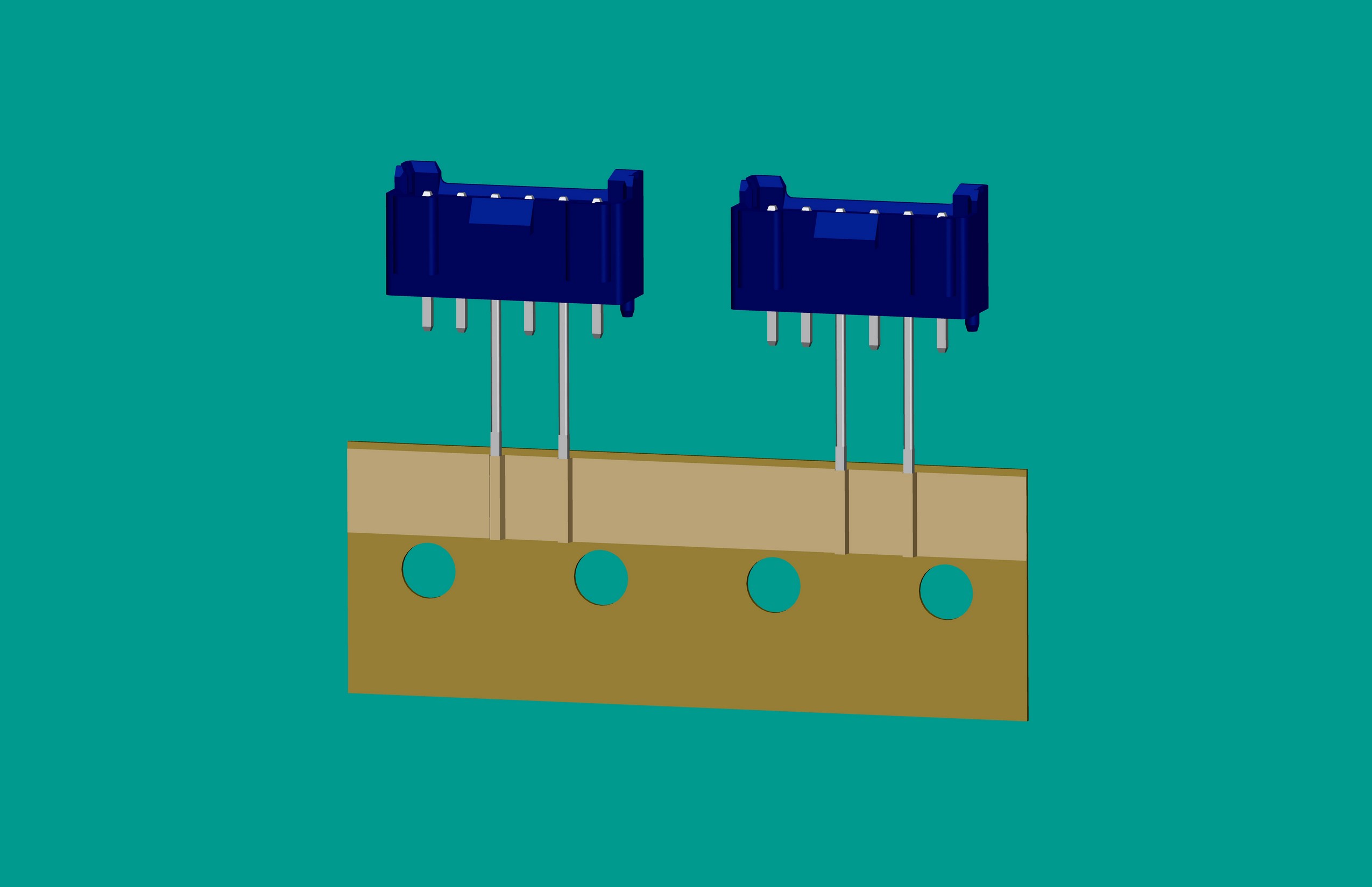 XH-6A全包編帶立式針座藍色/(2、4長針)普通PA66