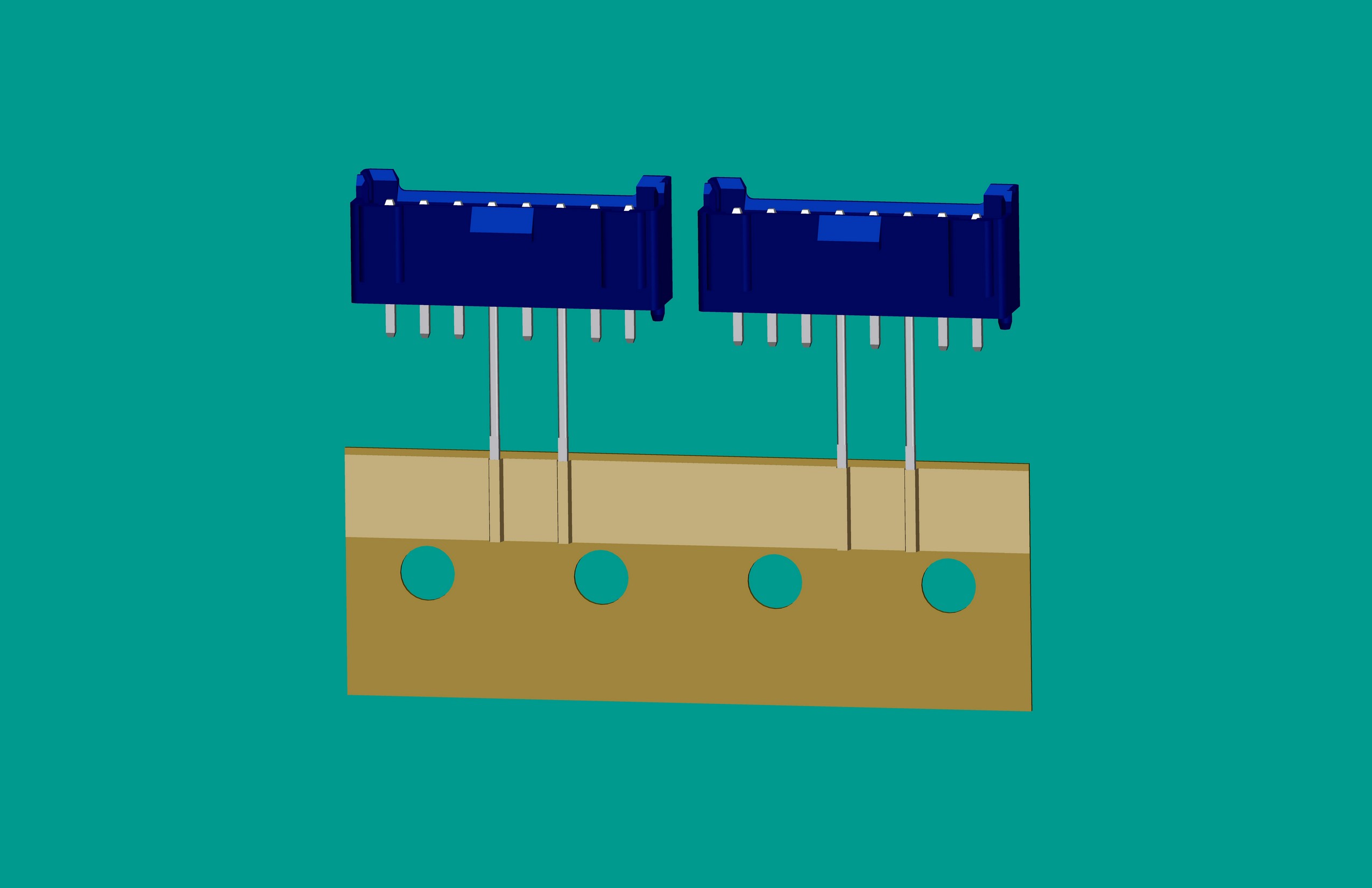 XH-8A全包編帶立式針座藍色/(3、5長針)普通PA66