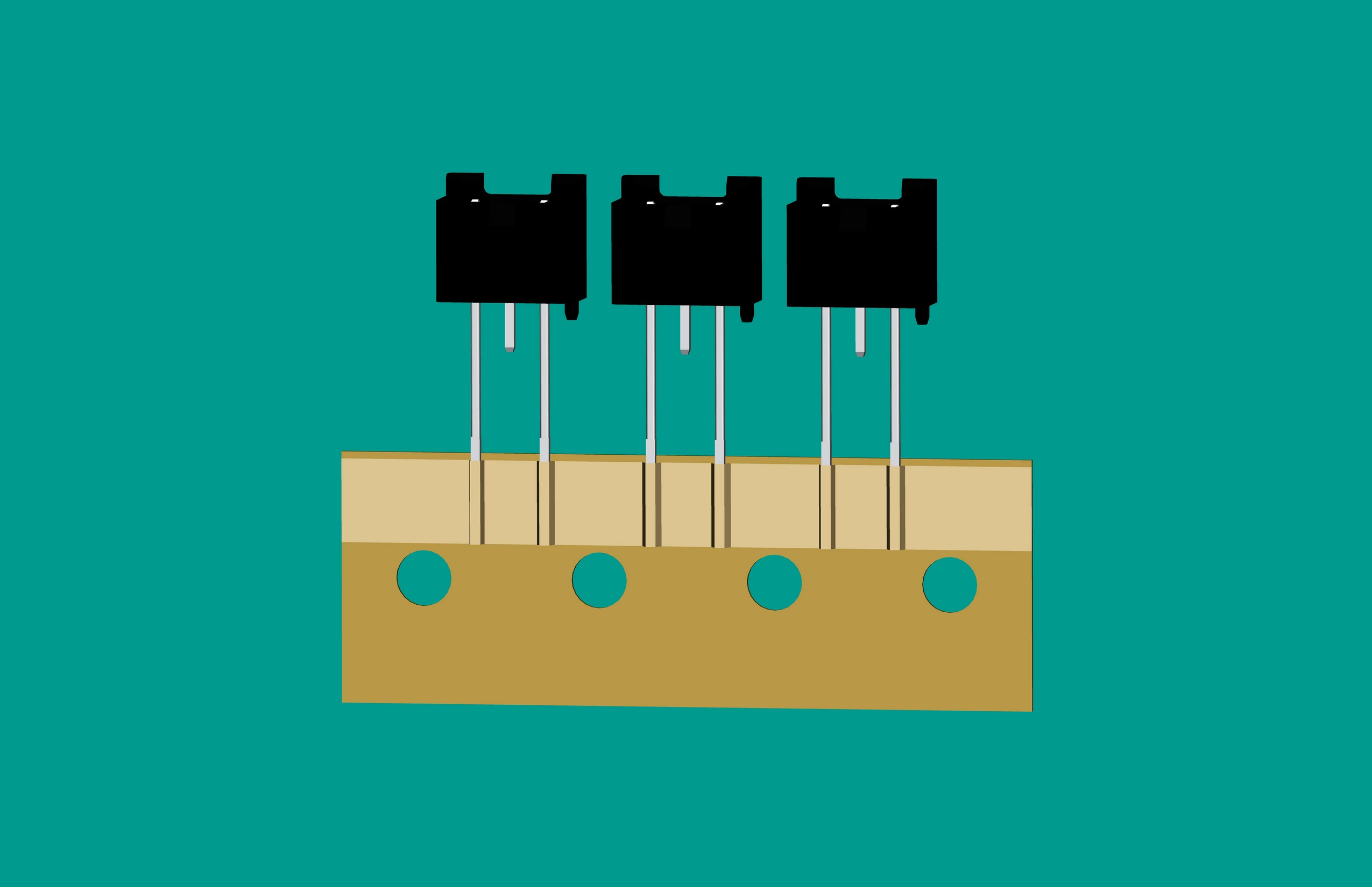 XH-3A全包編帶立式針座黑色/(1、3長(zhǎng)針)普通PA66