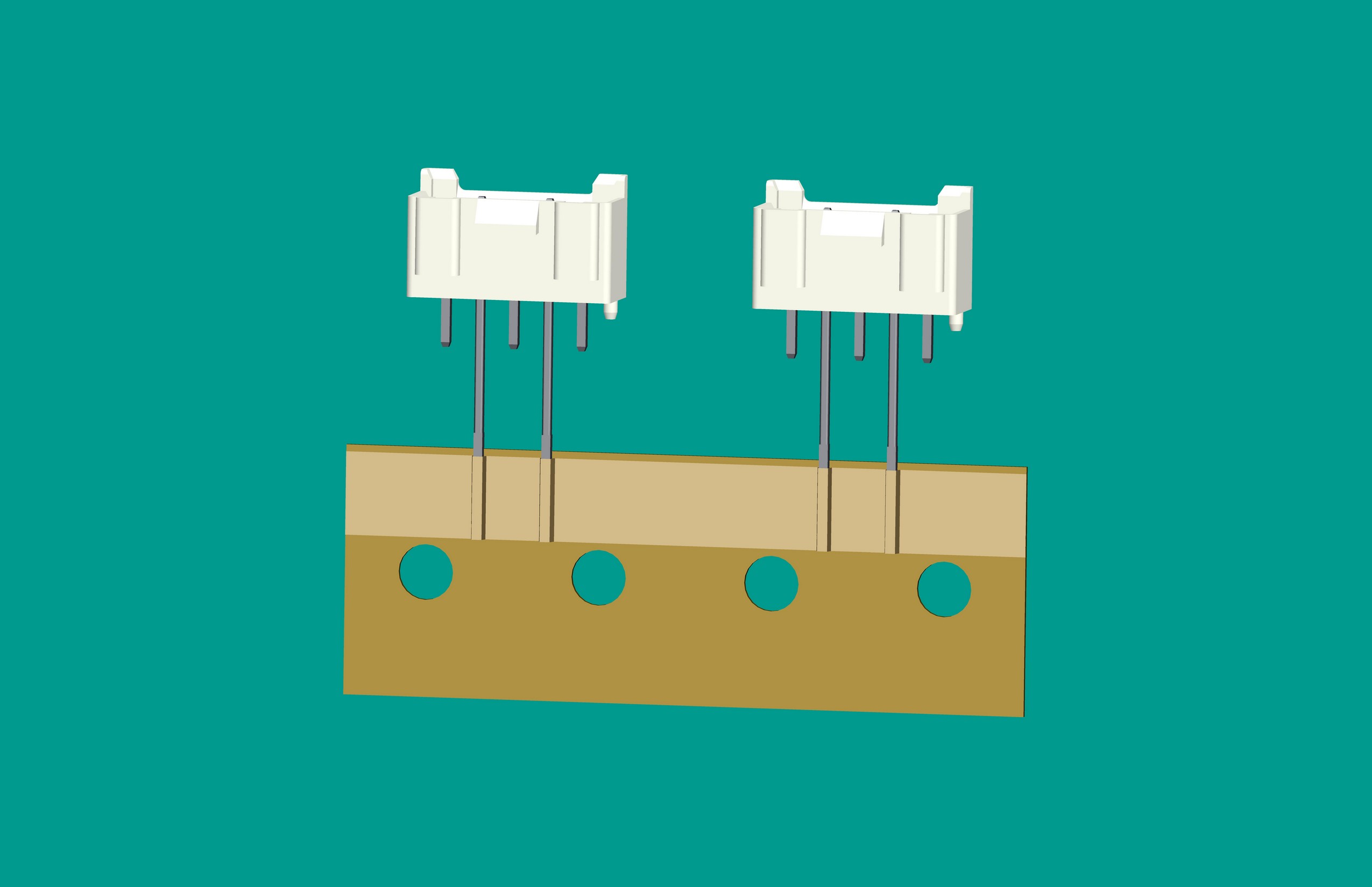 XH-5A全包編帶立式針座白色/(2、4長針)普通PA66