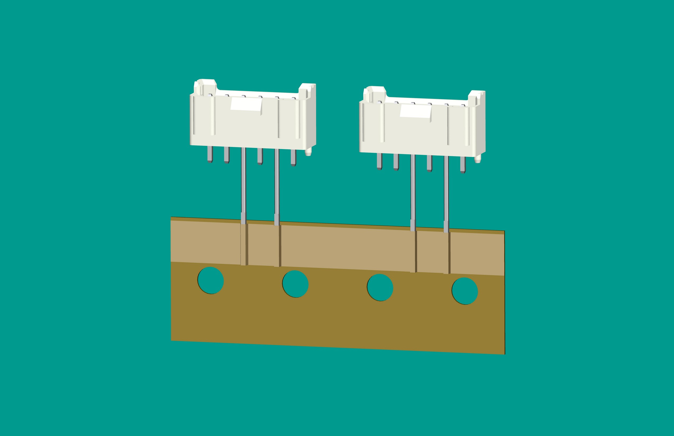 XH-6A全包編帶立式針座白色/(2、4長針)普通PA66