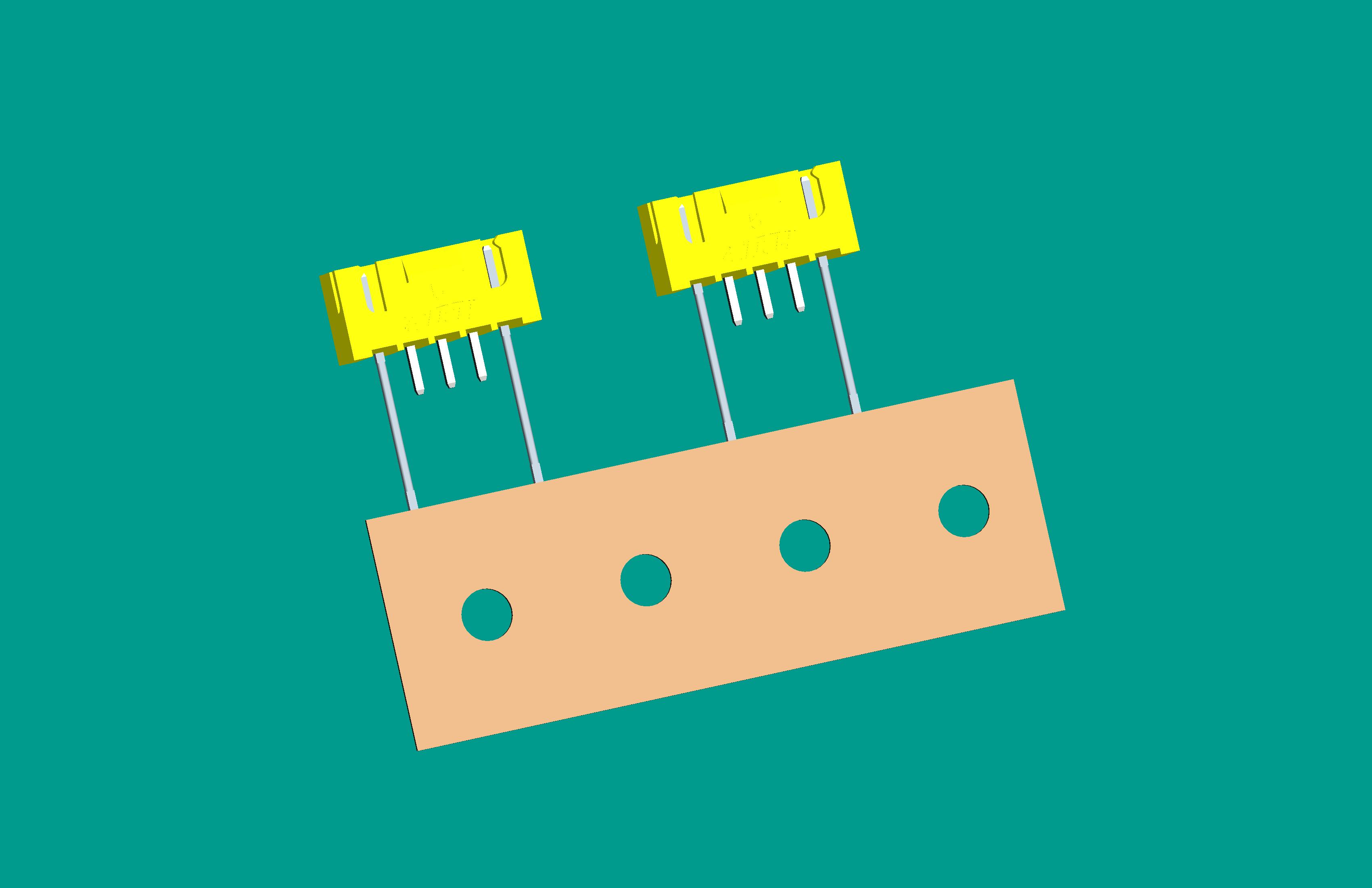 XH-5A(帶扣)立式針座黃色/編帶(1、5長針，反向，12mm）