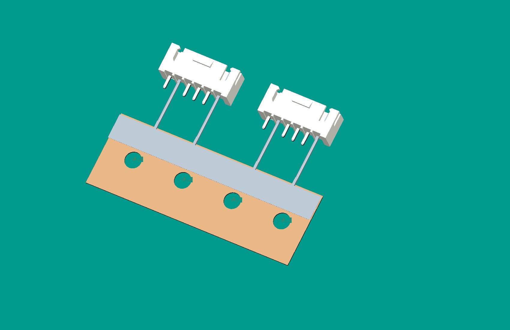 XH-6A帶扣立式針座白色/編帶(1、5長針,短針外漏長2.9mm,正向,12mm)