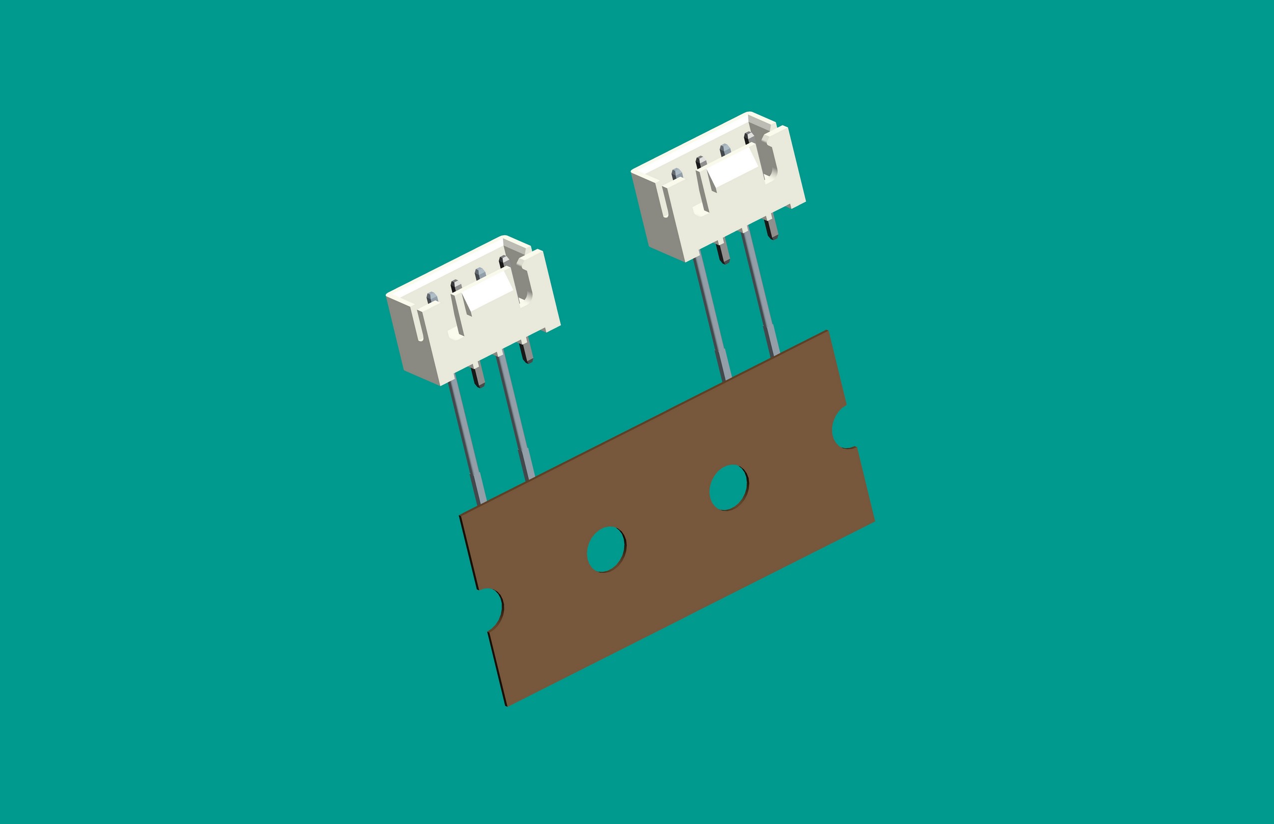 XH-4A(帶扣)編帶立式針座白色/(步距25.4，1、3短針，反向,12mm)