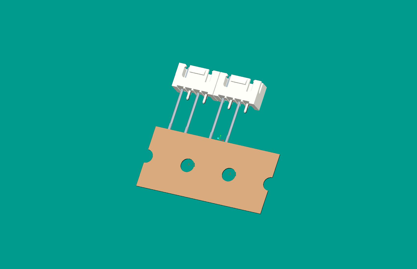 XH-4A(帶扣)立式針座白色/編帶(步距12.7，反向，12mm)