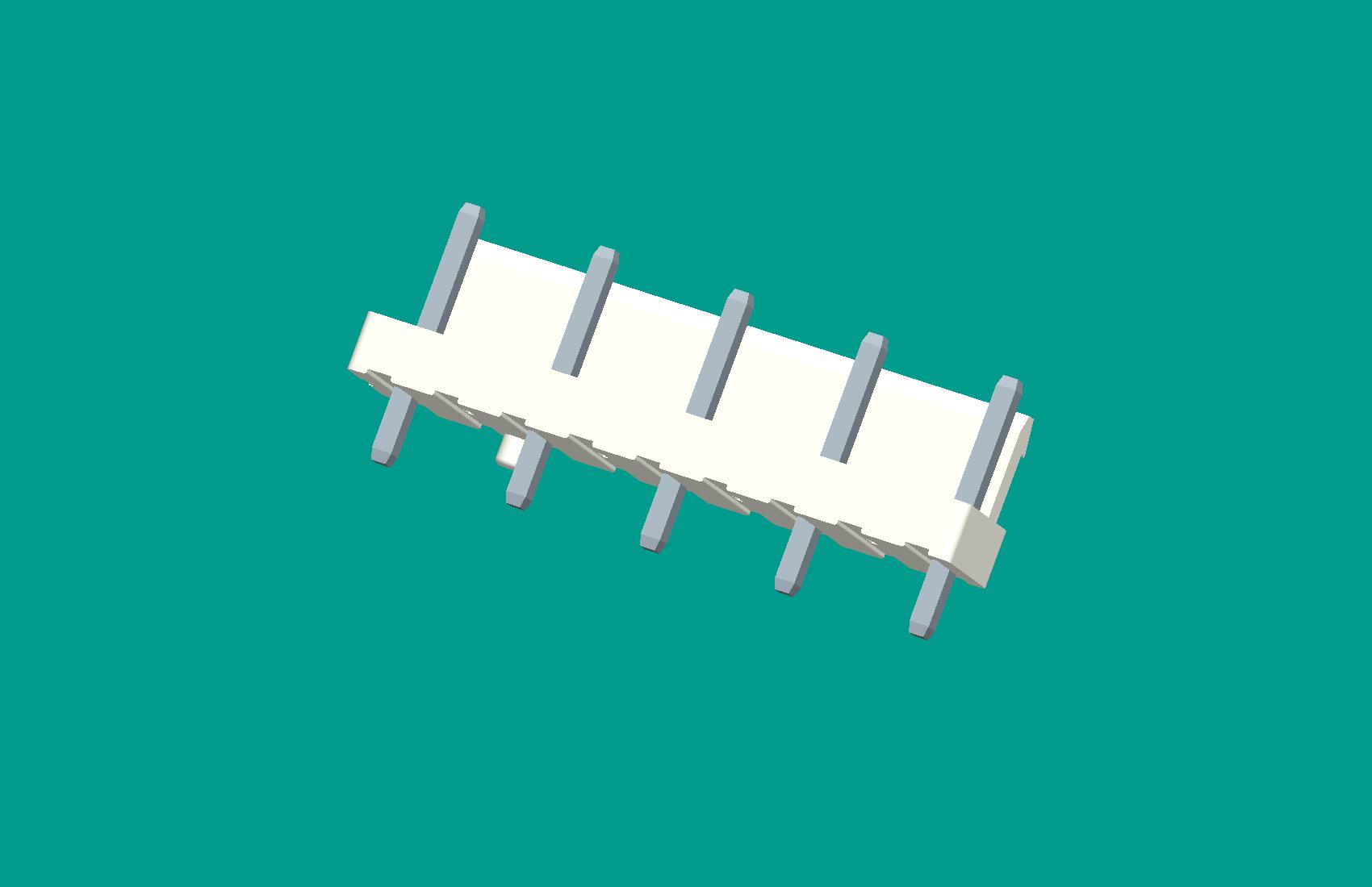 VH-9A5D1（半包防呆柱D1型，本色高灼熱絲）缺第2、4、6、8針