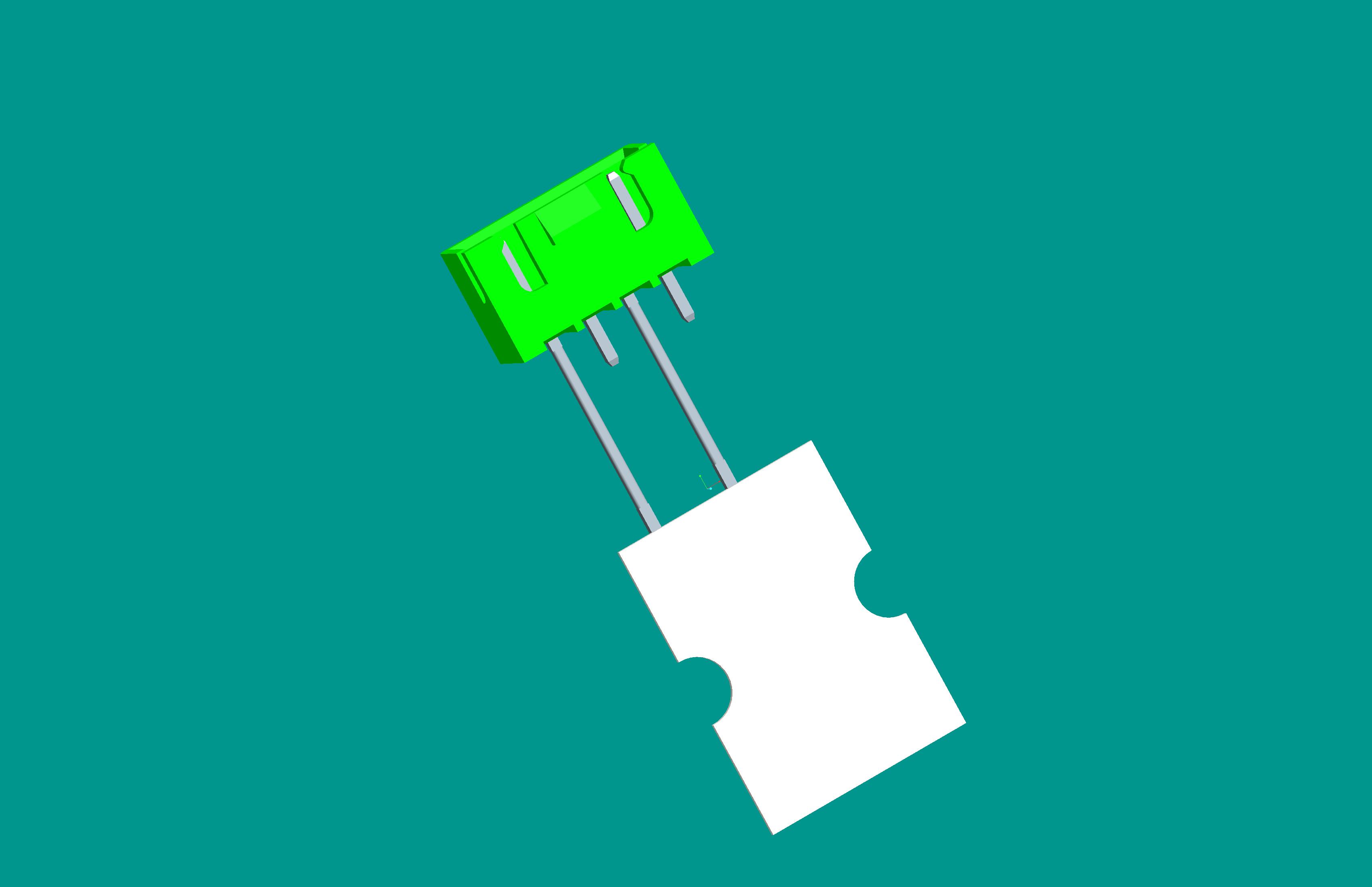 XH-4A(帶扣)立式針座綠色/編帶(步距12.7,2、4長針，反向，10mm，短針外漏長2.9mm)PA66