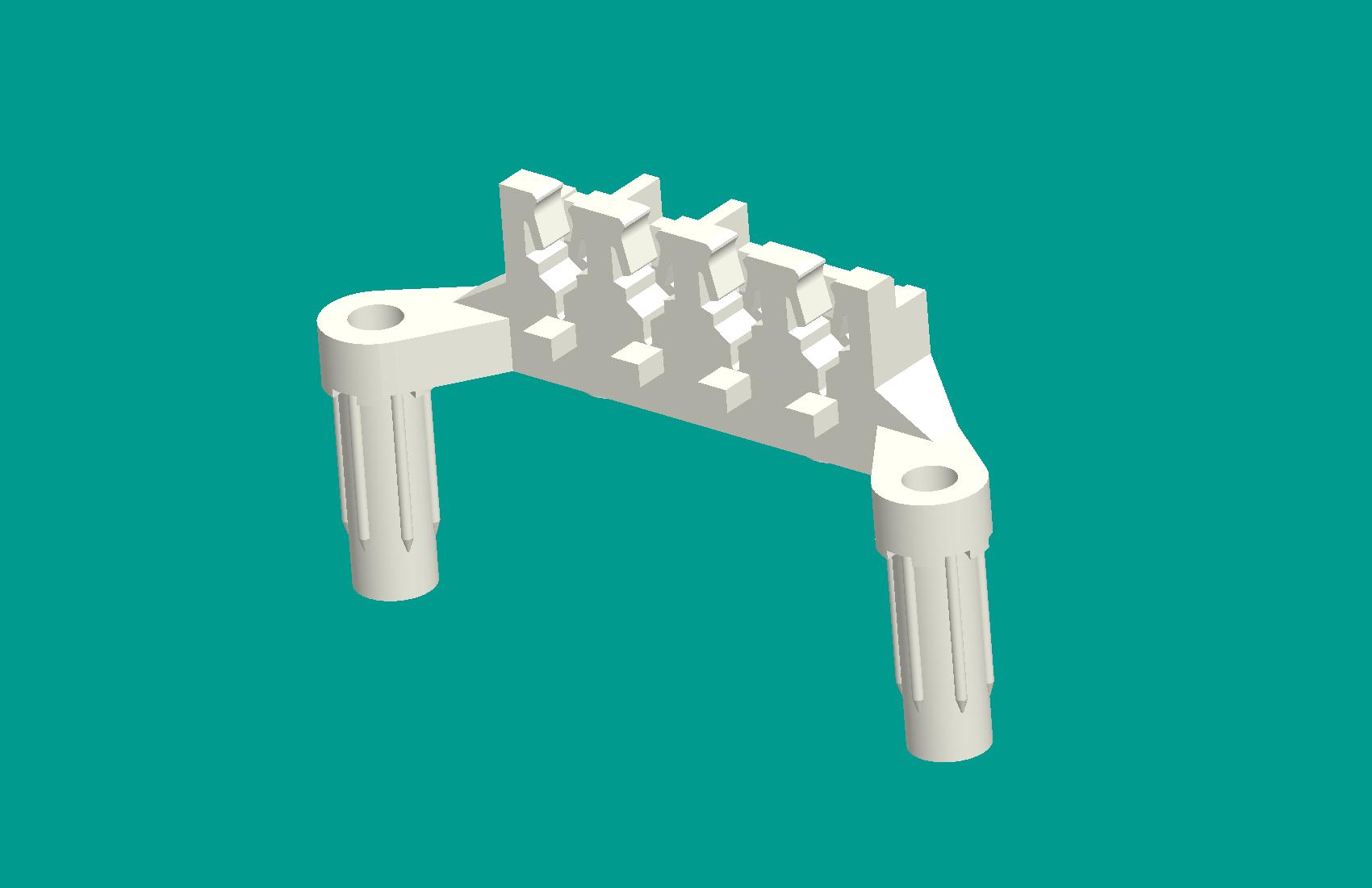 骨架塑件白色-PBT